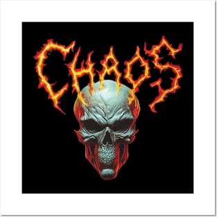 Skull Art Design Chaos Posters and Art